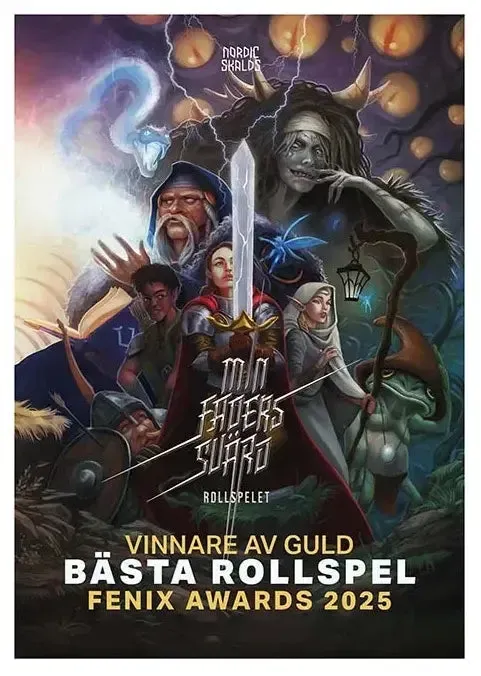 Dragon's Lair Min faders svärd rollspel svenska regler humor