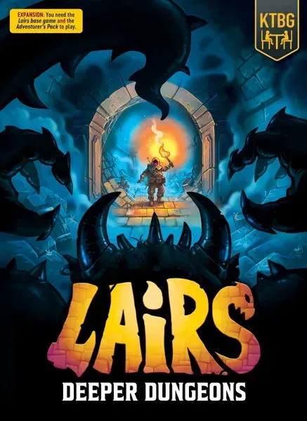 Lairs Deeper Dungeons expansion 2–4 spelare strategi