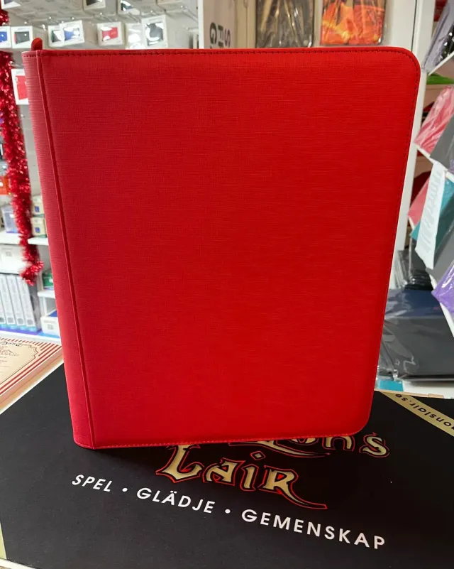 Dragon's Lair Toploader Zip Cardbinder 9-pocket röd 252