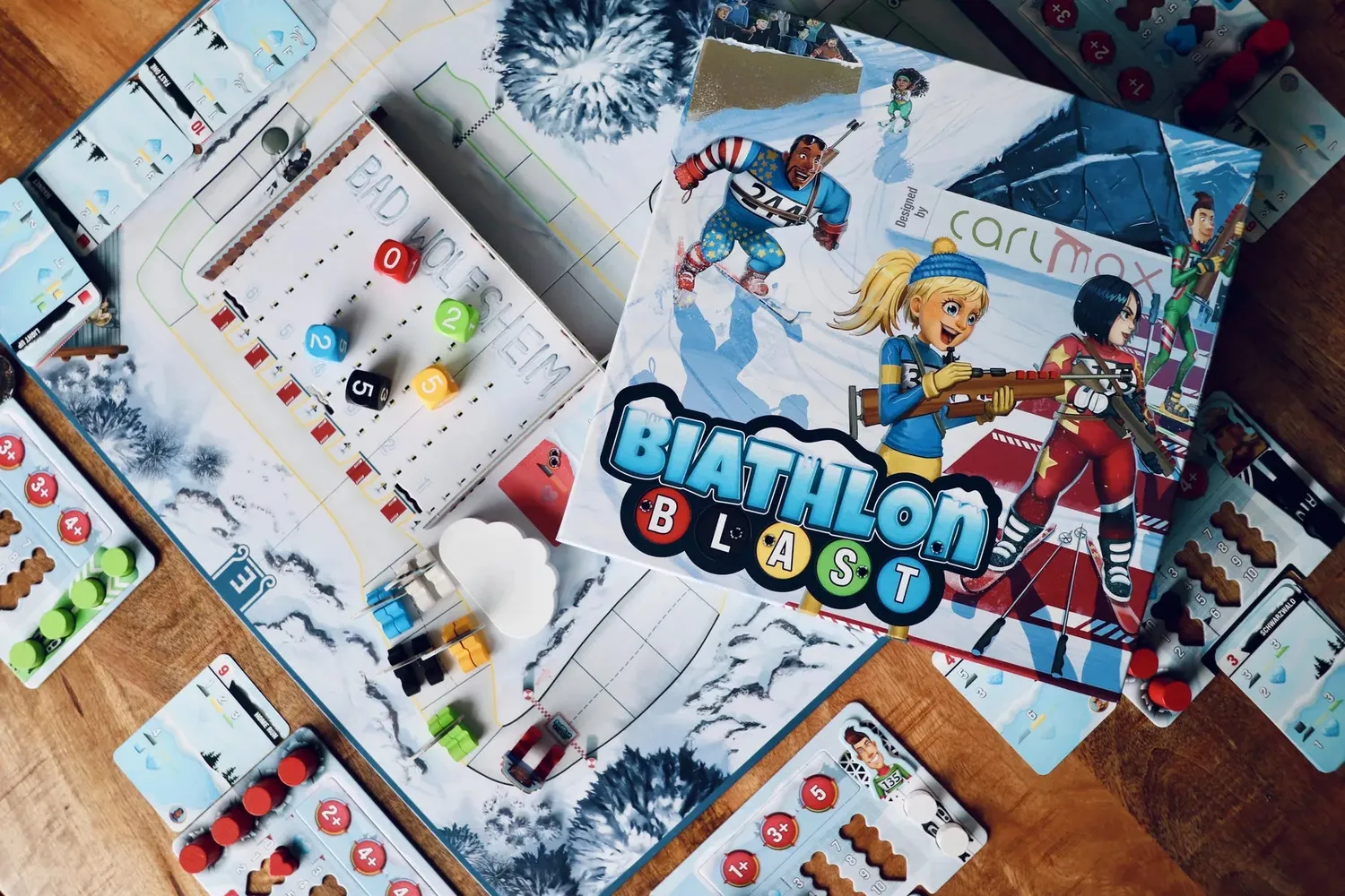 Dragon's Lair Biathlon Blast tävlingsspel 2-6 spelare