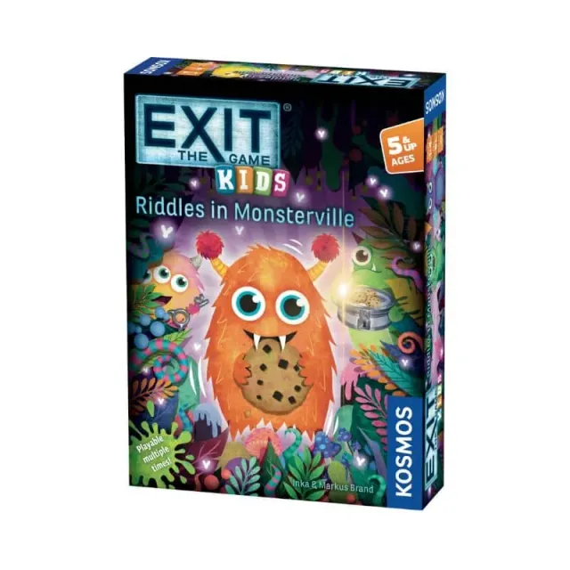 Kosmos EXIT Kids Riddles in Monsterville barnspel