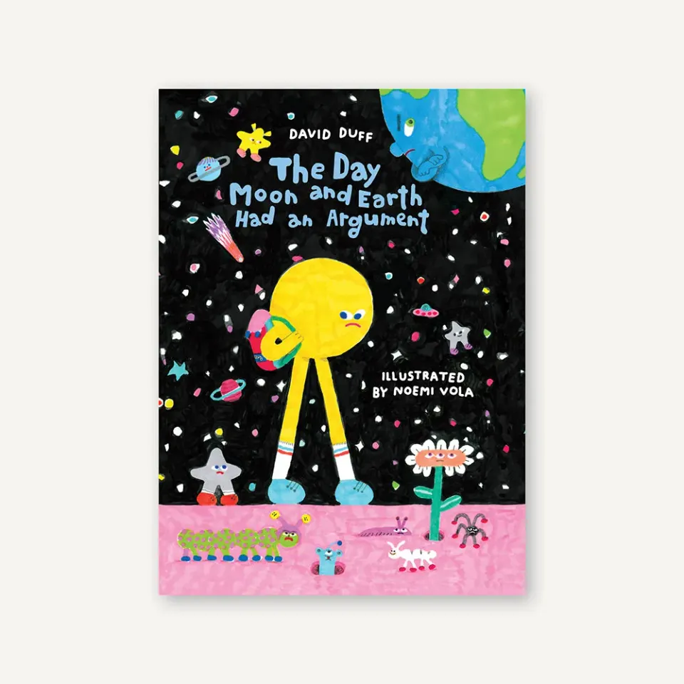 Games Room Day Moon Earth bilderbok rymden planeter