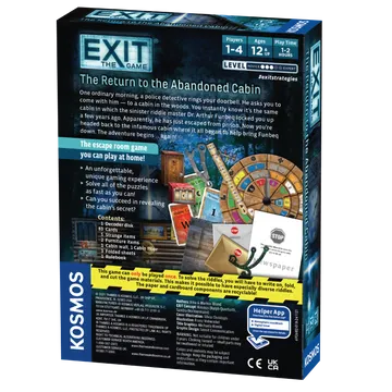 Kosmos Games EXIT Övergivna Stugan Återkomsten escape-spel