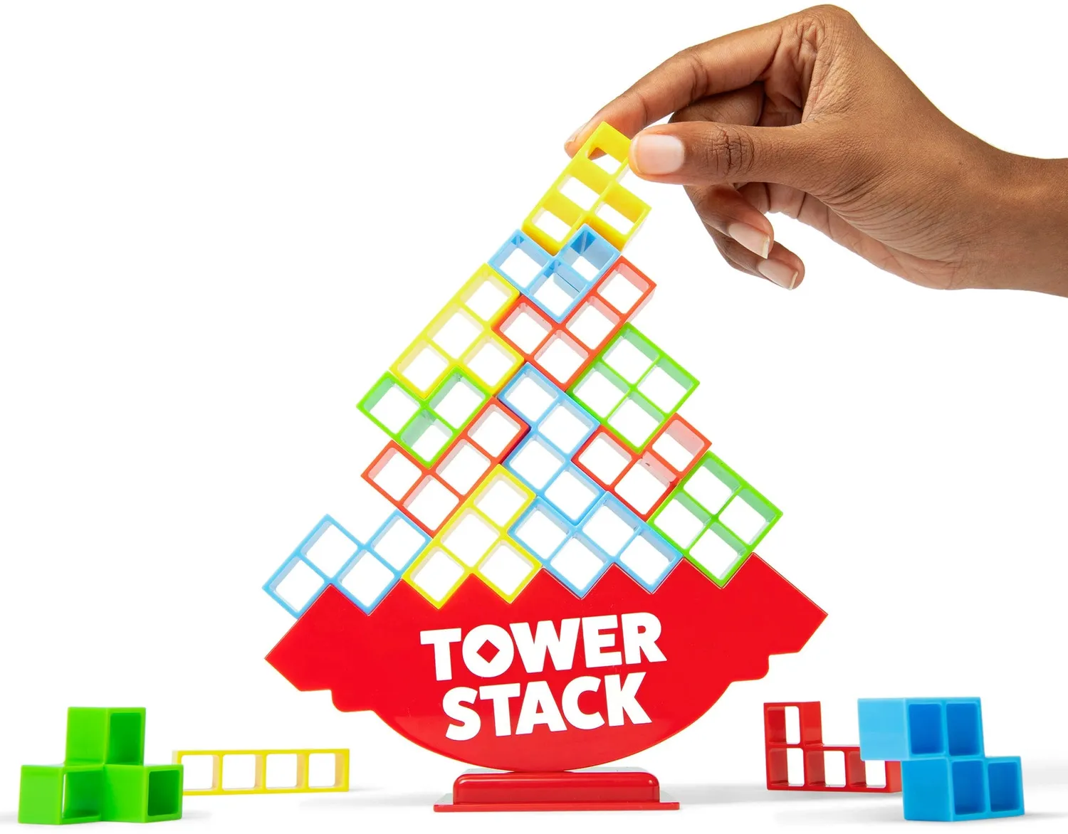Dragon's Lair Tower Stack stapelspel 2 spelare balans 44 kort