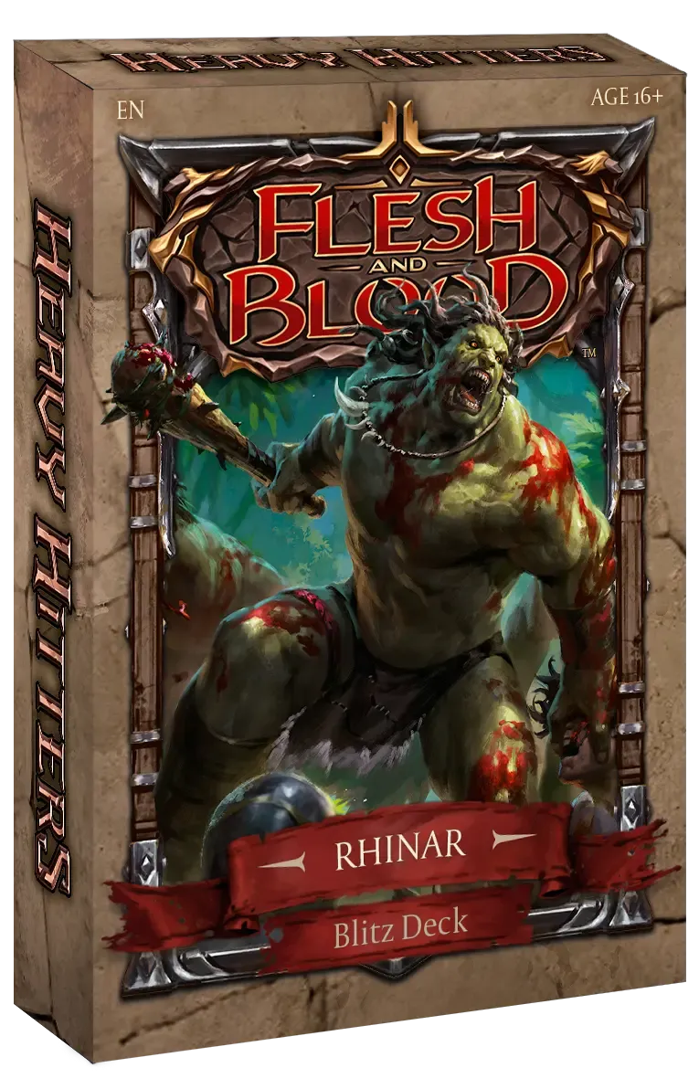 Flesh and Blood Heavy Hitters Blitz Deck kortlek spelfärdig