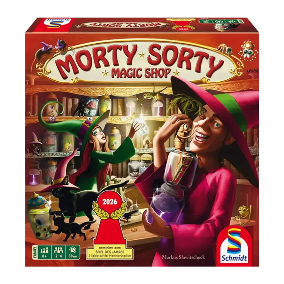 Morty Sorty Magic Shop brädspel familj 2-4 spelare