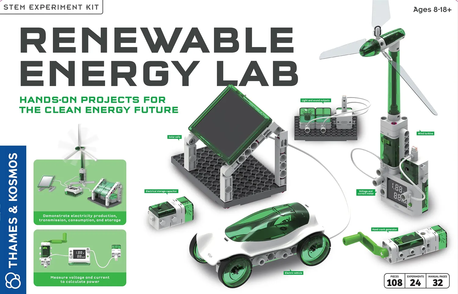 Kosmos Renewable Energy Lab experimentkit solenergi
