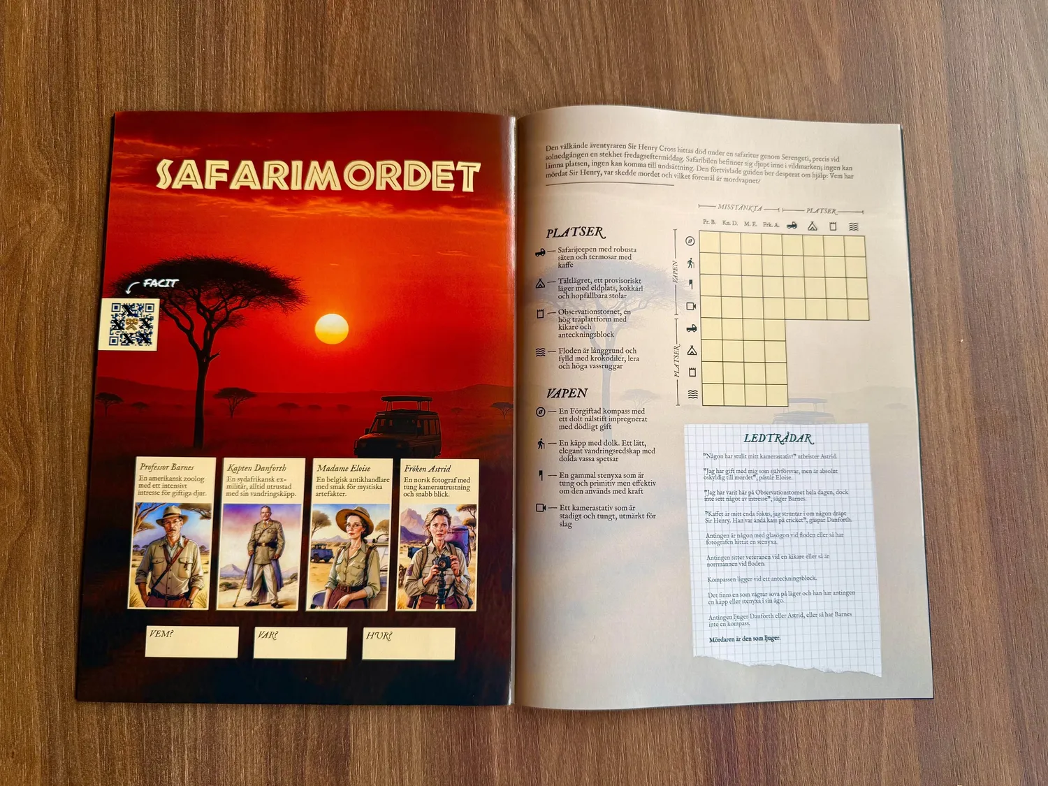 Hidden Reality Korsmord mordgåtor tidning 20 gåtor svenska