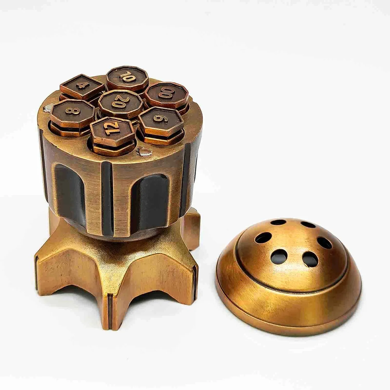 Dragon's Lair Bomb Dice Dark Gold tärningsset metall