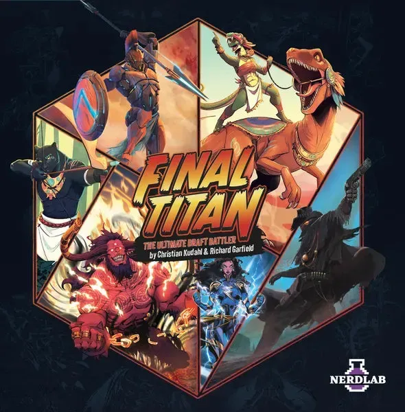 Final Titan kortspel 1–5 spelare battle royale tärningar