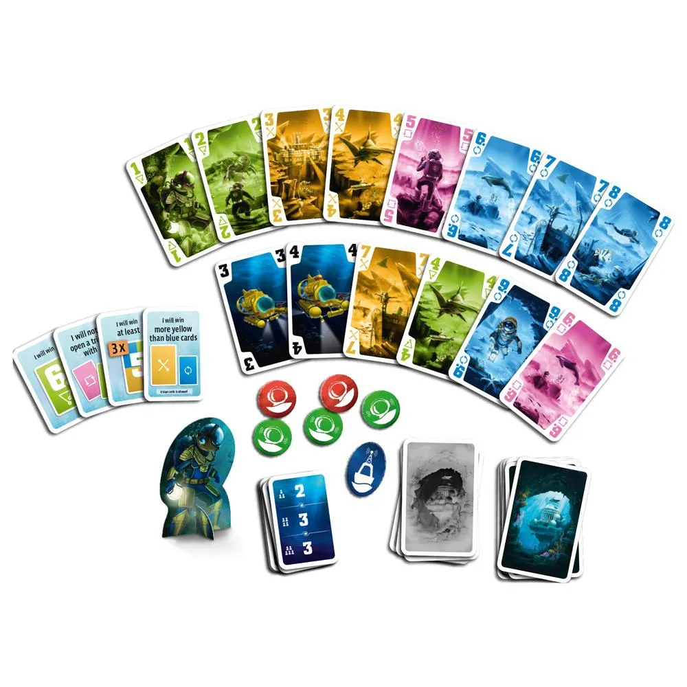 Kosmos The Crew Mission Deep Sea kortspel samarbete