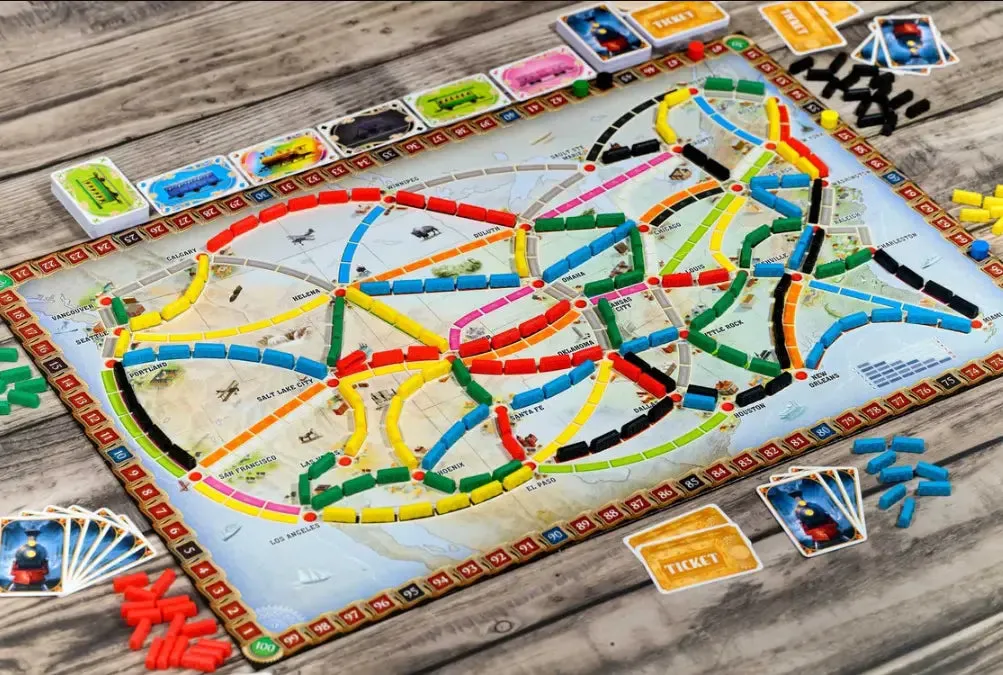 Dragon's Lair Ticket to Ride 2025 Refresh brädspel familjestrategi