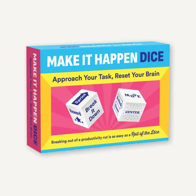 Games Room Make It Happen Dice tärningsspel 2 tärningar motivation