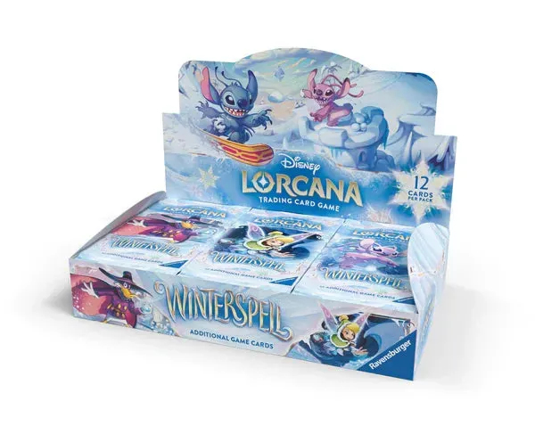 Disney Lorcana Winterspell boosterbox 24-pack samlarkort