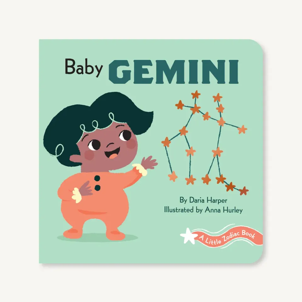 Games Room Little Zodiac Baby Gemini pekbok tvilling