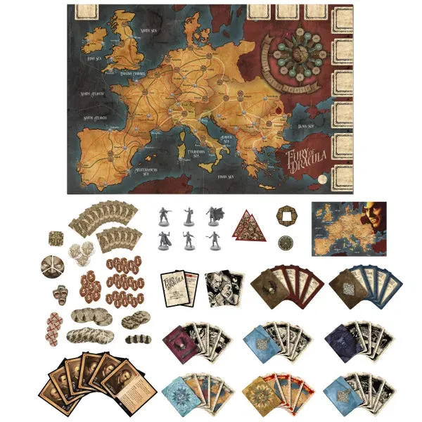 Fury of Dracula 5th Edition brädspel 2-5