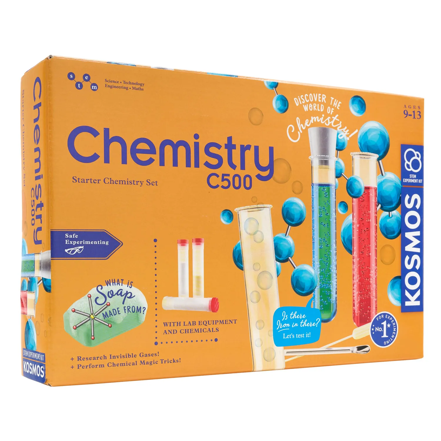 Kosmos Chemistry C500 kemiset experimentlåda