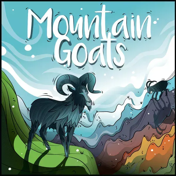 Dragon's Lair Mountain Goats tärningsspel familjespel