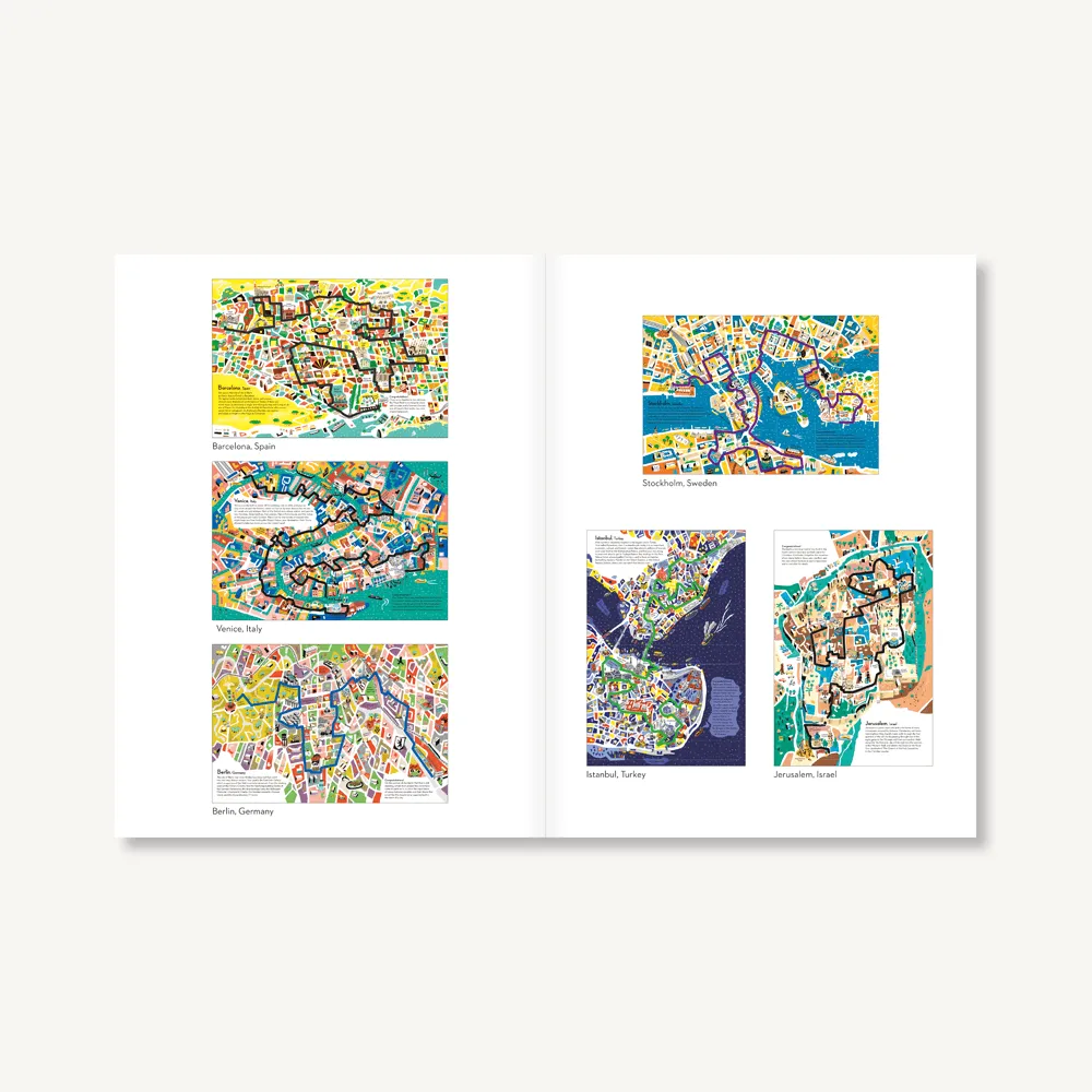 Games Room City Mazes Around the World pysselbok labyrinter