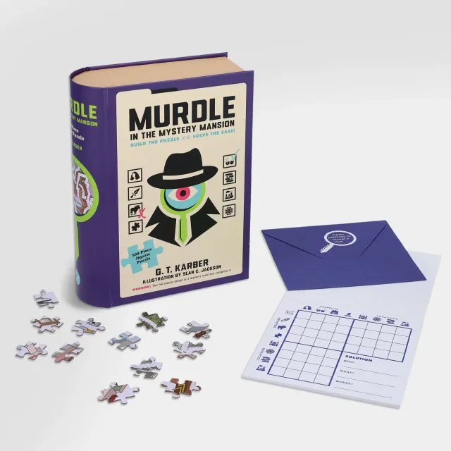 Murdle Mystery Mansion pussel 500 bitar logikmysterium
