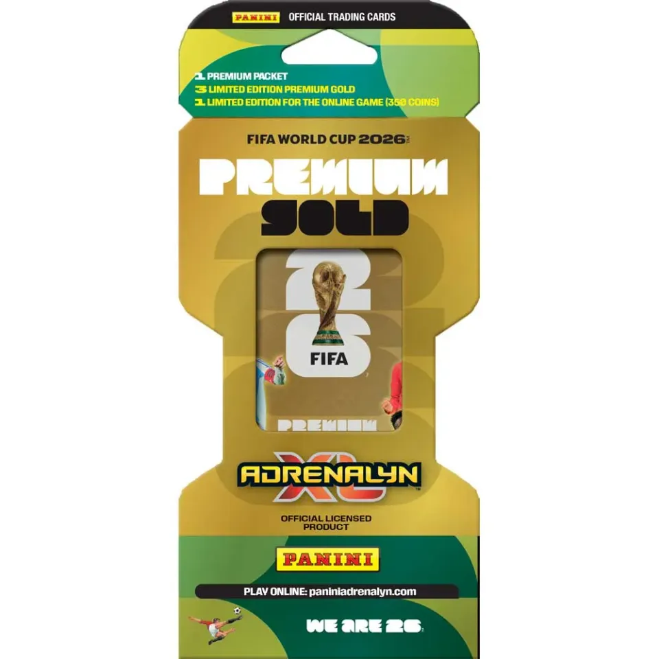 Panini FIFA World Cup 2026 Premium Gold Booster kortpaket