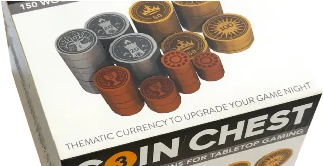 Dragon's Lair Pengar i trä Coin Chest 2 mynt 150-pack