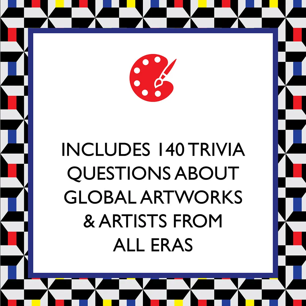 Games Room Art Trivia frågespel 140 frågor