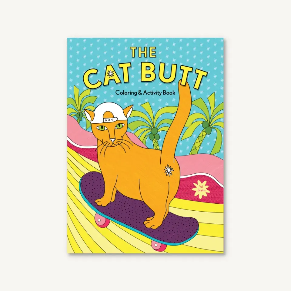 Games Room Cat Butt målarbok pysselbok katter