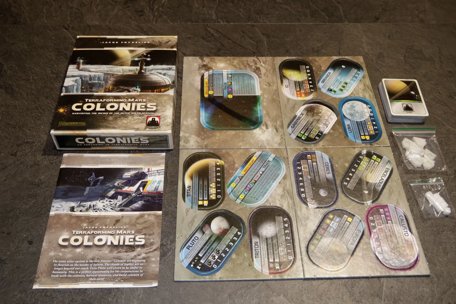 Terraforming Mars Colonies expansion kolonier handelsflotta