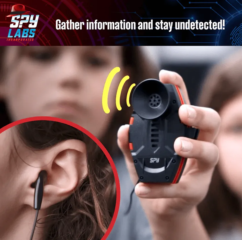Kosmos Spy Labs Listening Device spionleksak med hörlur