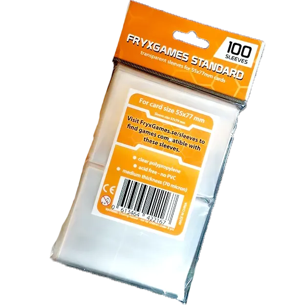 FryxGames Standard Sleeves kortskydd 100-pack 55x77