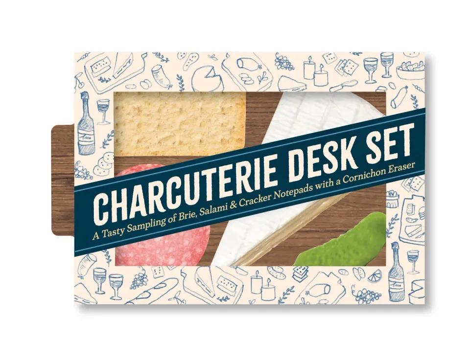 Games Room Charcuterie Desk Set anteckningsblock 3x100 blad