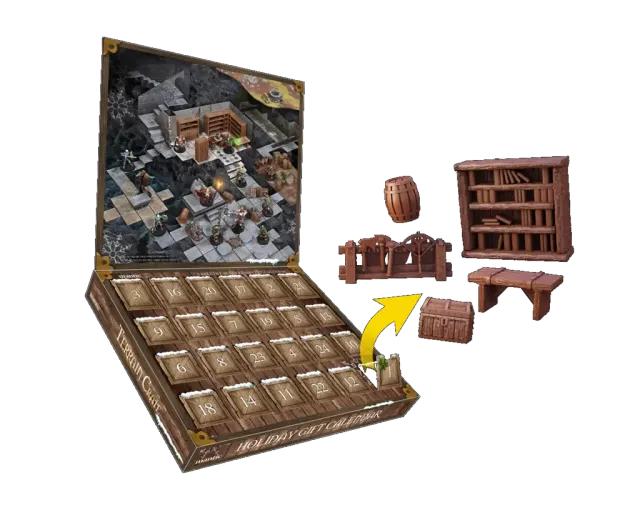 Dragon's Lair Terrain Crate Advent Calendar julkalender spel
