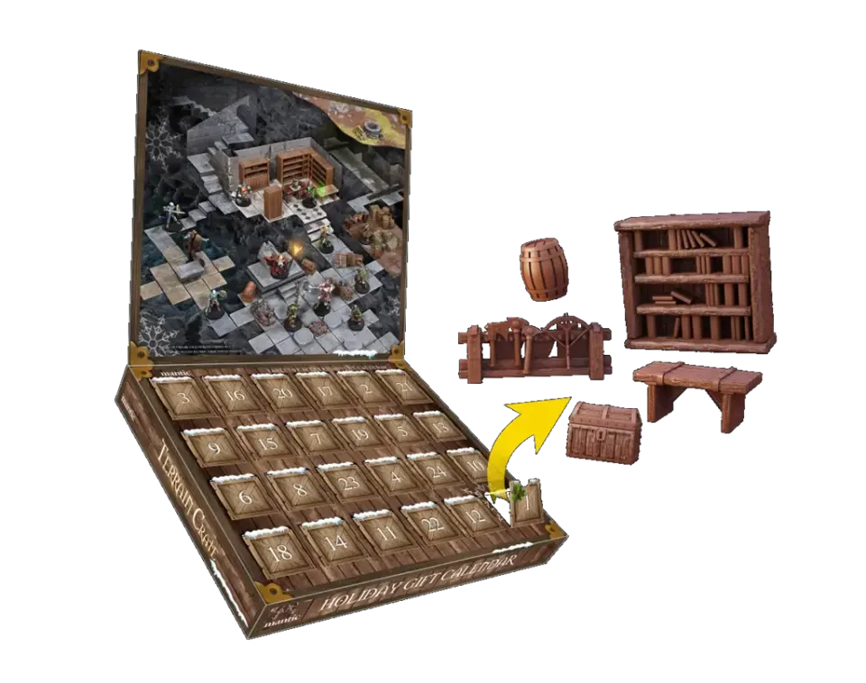 Dragon's Lair Terrain Crate Advent Calendar julkalender spel