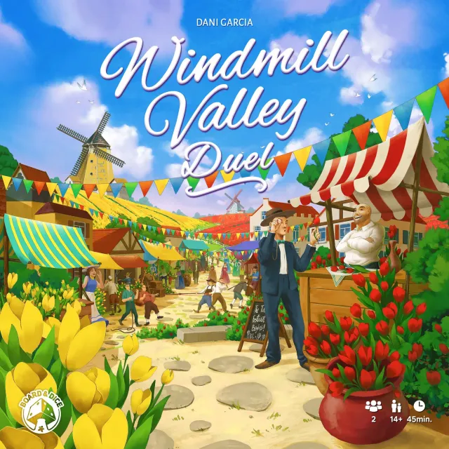 Windmill Valley Duel brädspel 2 spelare strategi