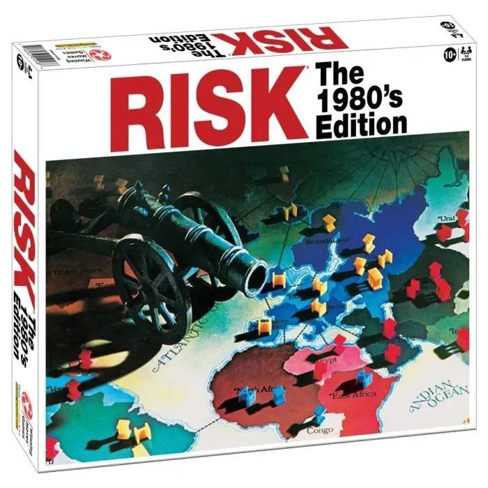 Dragon's Lair Risk 1980s Edition brädspel 2–6 spelare
