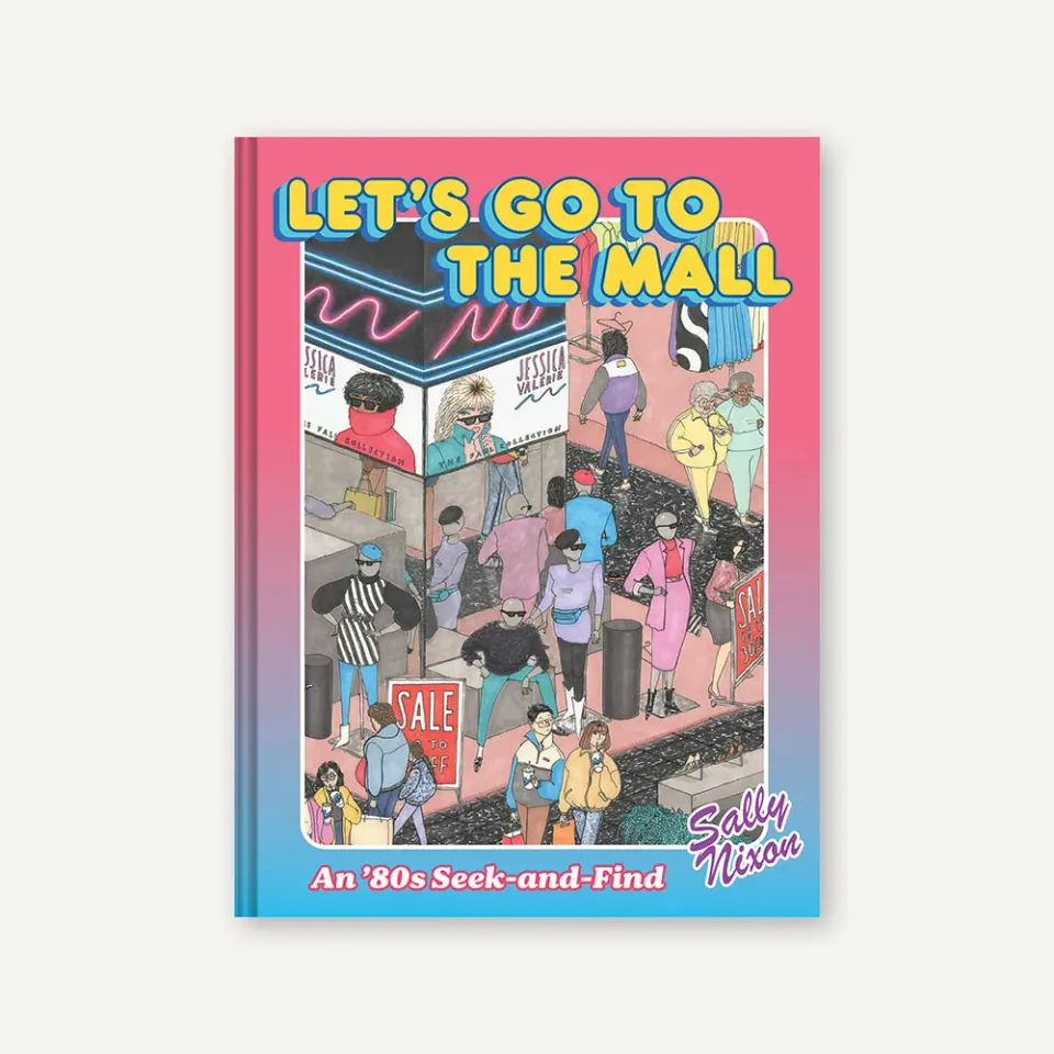 Games Room Let's Go to the Mall pysselbok 80-tal