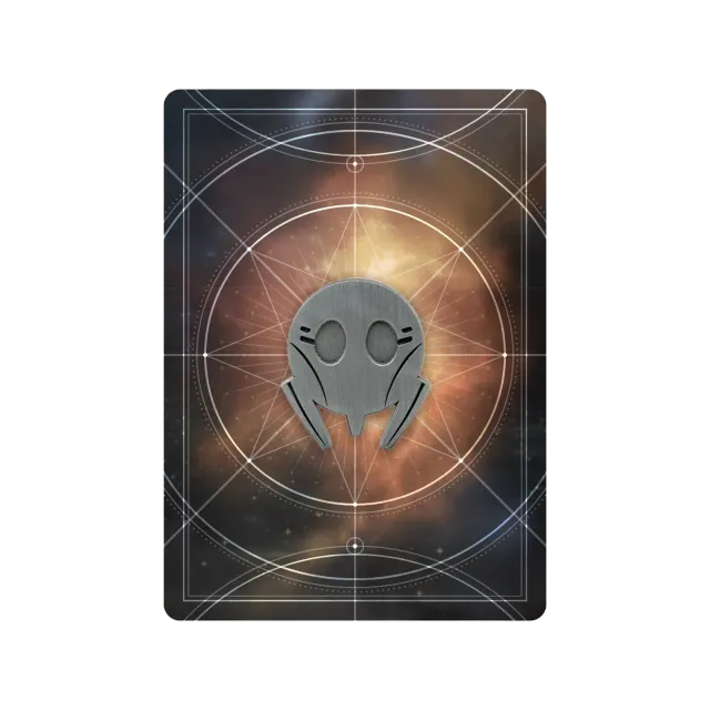 Orange Nebula LUNA Metal LUNA Pin emaljnål