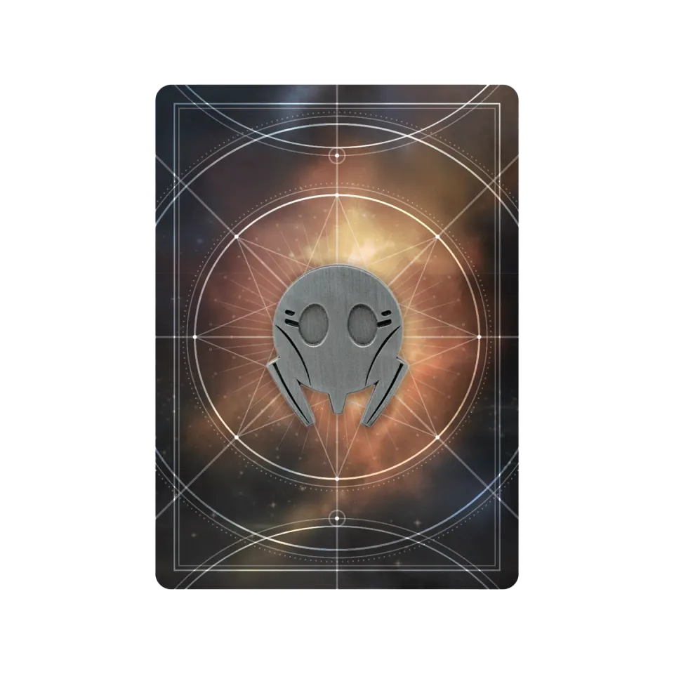 Orange Nebula LUNA Metal LUNA Pin emaljnål