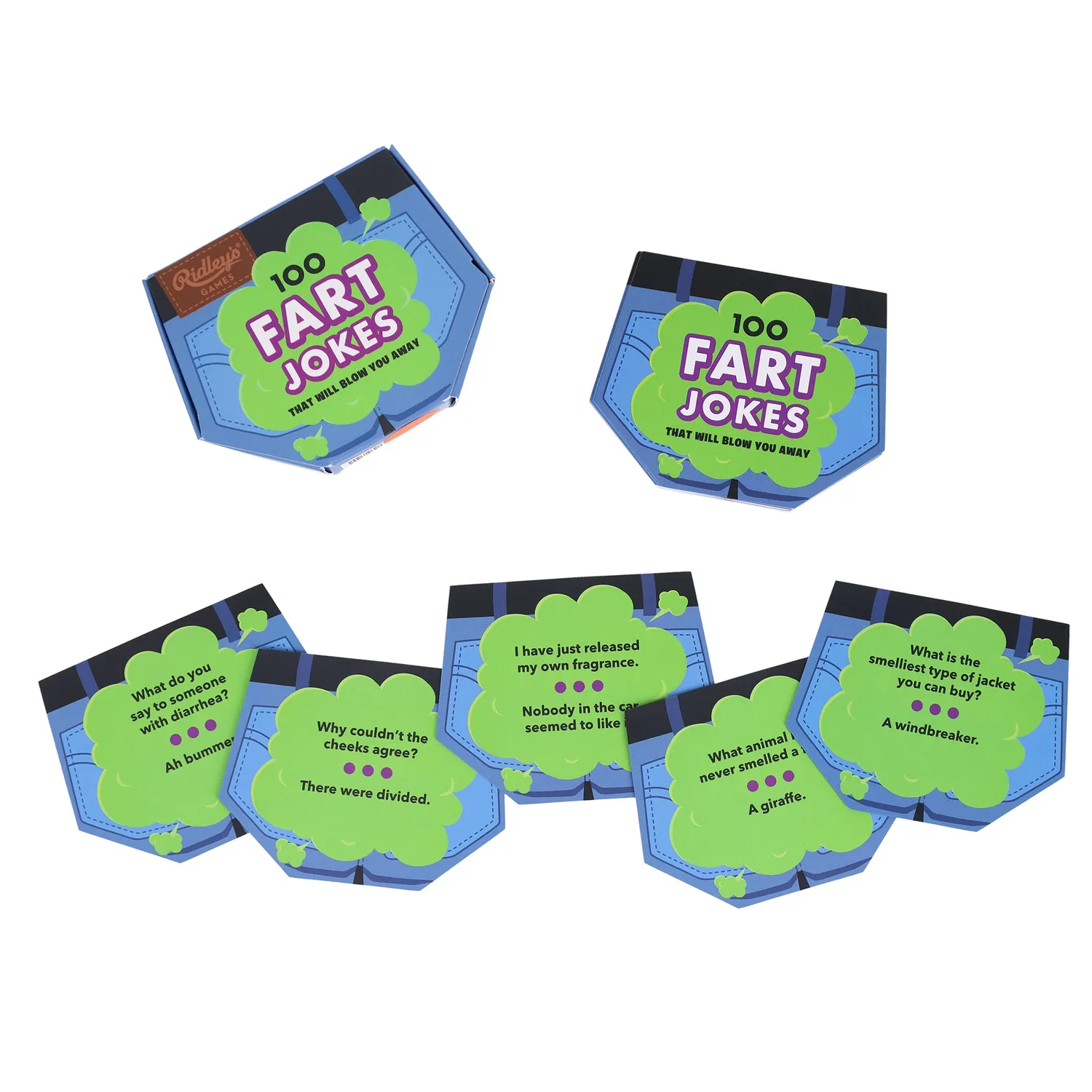 Games Room 100 Fart Jokes skämtbok prutthumor barn
