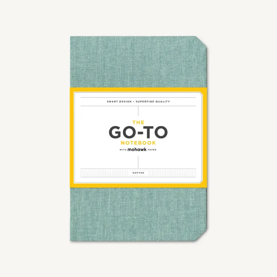 Games Room Go-To Notebook anteckningsbok prickad blå