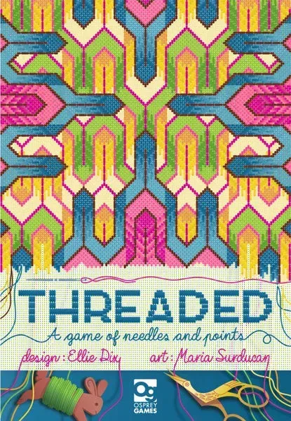 Brave New World Threaded brädspel broderi strategi