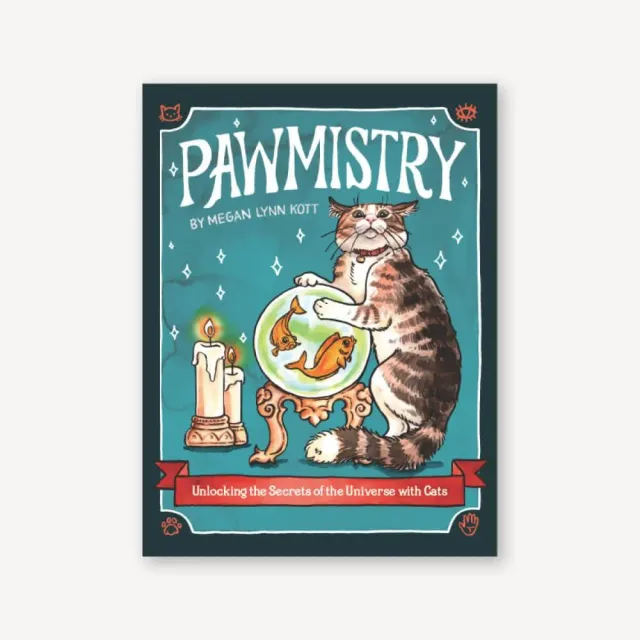 Games Room Pawmistry bok kattälskare present