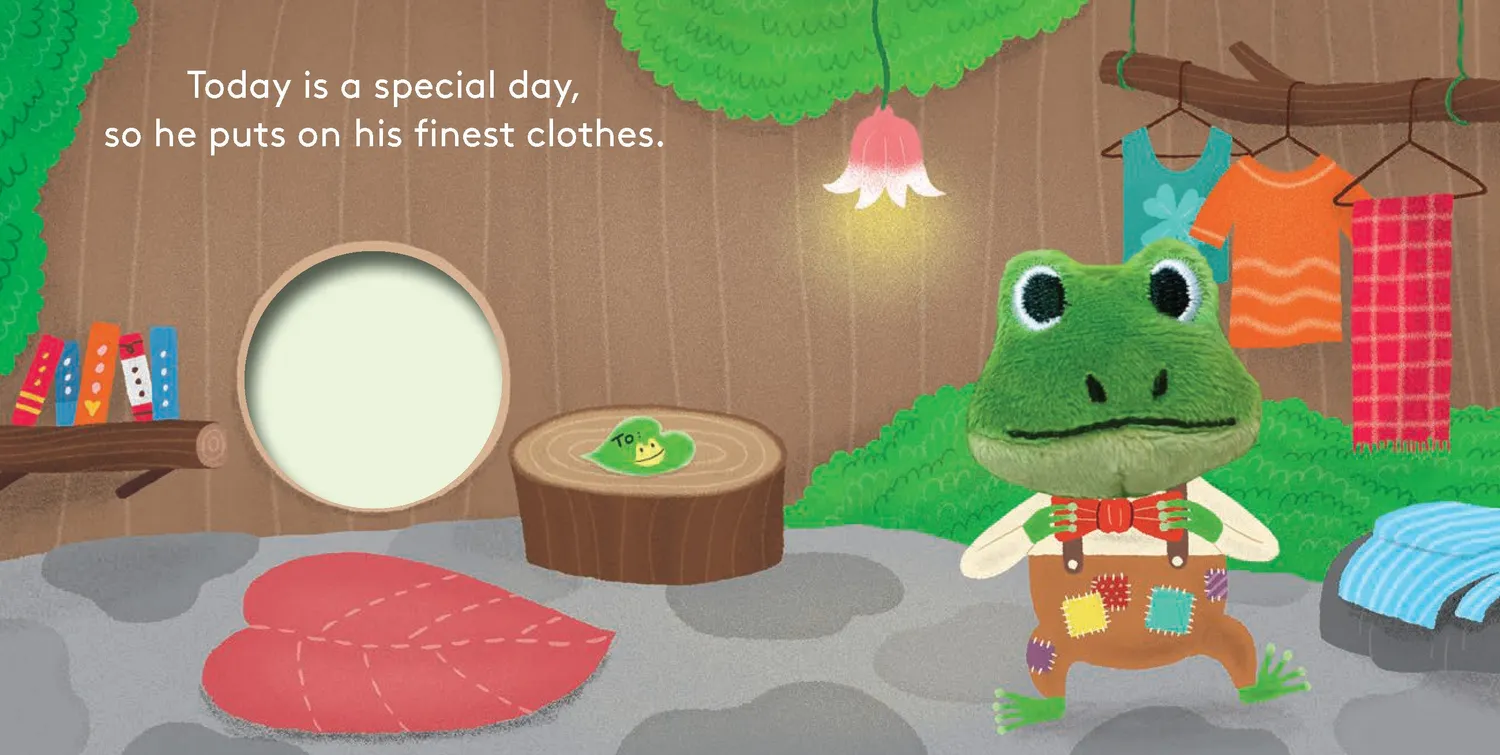 Games Room Little Cottage Frog pekbok groda