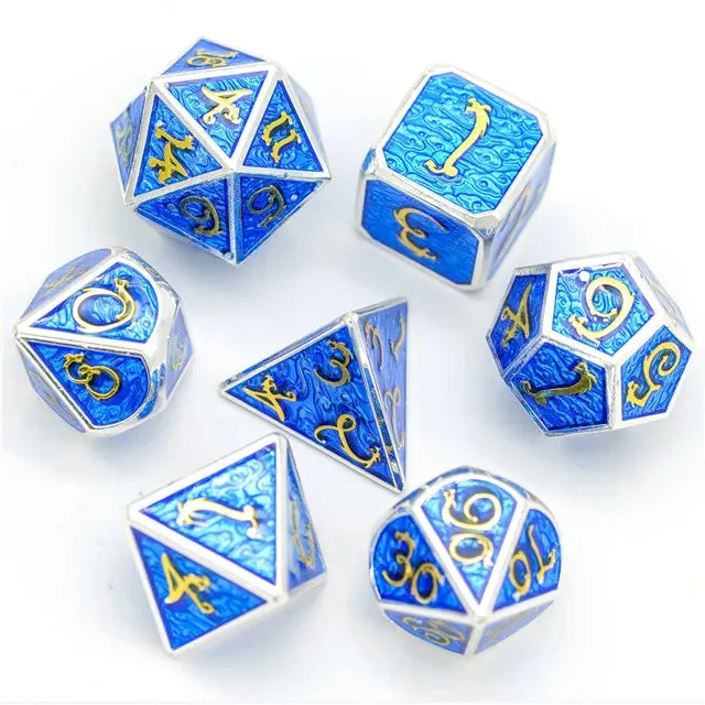 Dragon's Lair Rollspelstärningar Cloud Dragon silverblå metall