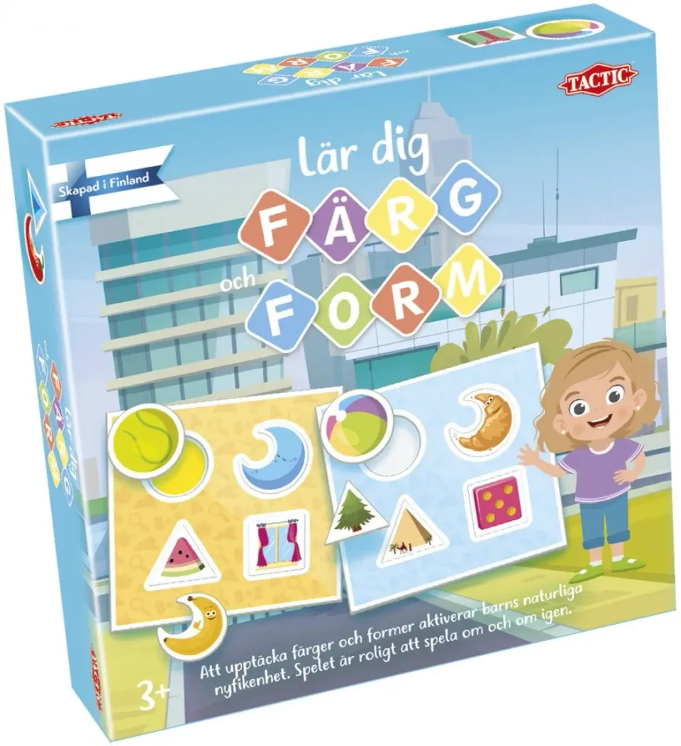 Dragon's Lair Lär dig färg & form barnspel svenska regler