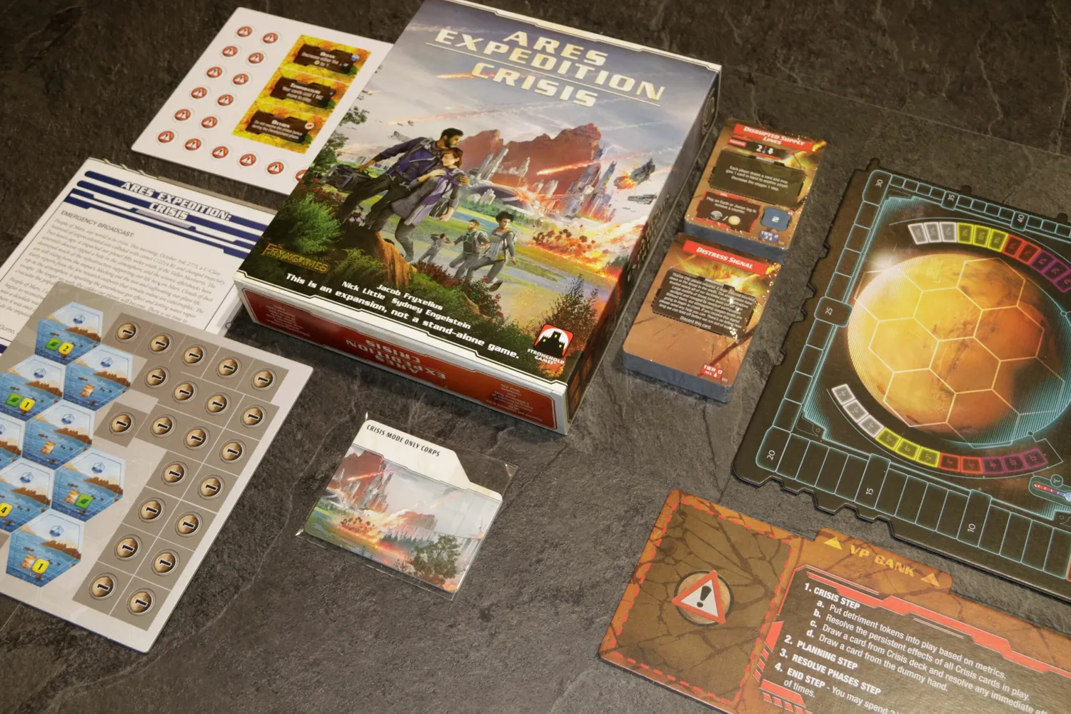 Terraforming Mars Ares Expedition Crisis expansion co-op