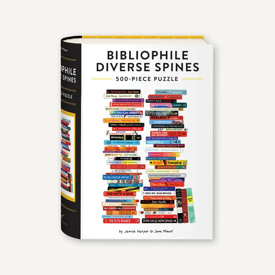 Games Room Bibliophile Diverse Spines pussel 500 bitar