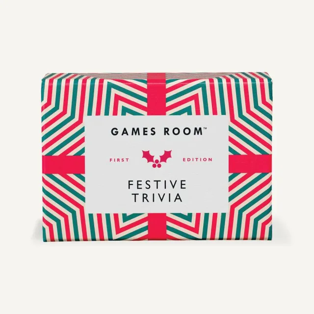 Games Room Festive Trivia frågespel 140 kort julquiz