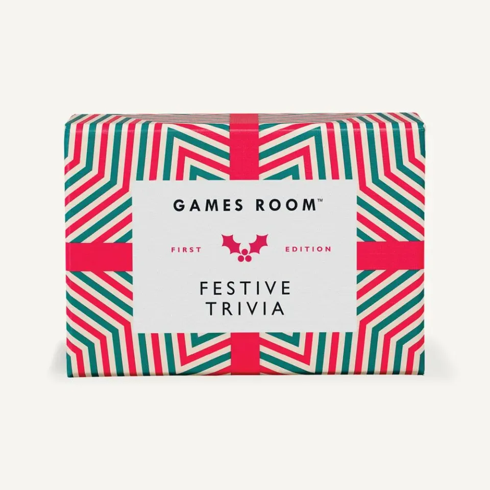Games Room Festive Trivia frågespel 140 kort julquiz